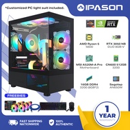AMD RYZEN 5 5600 Gaming Desktop Host DDR4 16G RAM 512GB SSD, 650W Power Supply, Deluxe Gaming PC