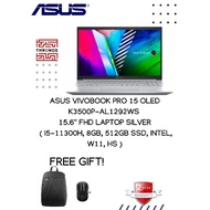 Asus Vivobook Pro 15 OLED K3500P-AL1292WS 15.6'' FHD Laptop Silver