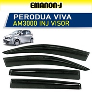 Hc Cargo Perodua Viva Original 4" Injection Door Visor Air Press