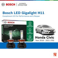Bosch LED Gigalight 6000K H11 Halogen Headlight Retrofit Bulb + CANBUS for Honda Civic FB - 19873015