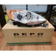 DEPO HEAD LAMP / LAMPU DEPAN / LAMPU BESAR PERODUA ALZA 09-13Y (ORENGE)