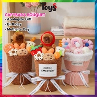 Toyss Capybara Bouquet Graduation Plush Bouquet Plushie Flower Capybara Gift Set Bouquet Flower Grad