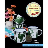 6PCS Blirik zinc cups / 7 cm Blirik cups / Blirik enamel cups / Blirik cups / Vintage cups - 7 cm IV