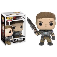 Funko Pop Vinyl Action Figure Number 114 JD Fenix Holding Machine Gun Gears of War Online Game Origi