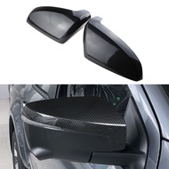 2Pcs Carbon fiber Car Side Rearview Mirror Cover Decoration Sticker Trim for Isuzu D-Max Dmax 2021 2