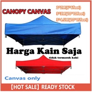 6x6 10x10 10X15 Canvas only market canopy / kanvas kanopi / kain kanopi khemah pasar Sisi Kanopi Khe