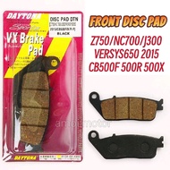 Z750 NC700 J300 VERSYS650 2015 CB500F 500R 500X FRONT DISC PAD BRAKE PAD DEPAN