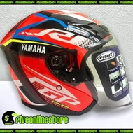 MHR BEATZ OF622 Moto GP R1 Blazing Red Yamaha Edition Racing Helmet Open Face Visor MotoGP ARC