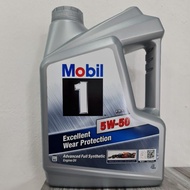 MOBIL 1 EXCELLENT WEAR PROTECTION 5W50SN FULLY-SYNTHETIC ENGINE OIL - 4 LITERS
