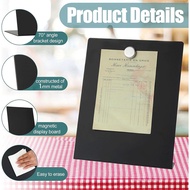 [lefueletronic]Magnetic Bulletin Board with Easel Stand for Back to School Menu Table Home Kitchen O