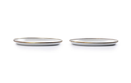 Barebones Enamel Plate Egg Shell Set of 2