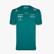 Aston Martin Jersey T-shirt AMF1 2023 Mens Fernando Alonso T-Shirt Formula 1 Racing Suit F1 Shirt MO