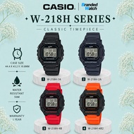 CASIO W-218H W-218H-1A W-218H-2A W-218H-4B W-218H-3A W-218H-4B2 WATCH MAN WATCH General Black Resin 