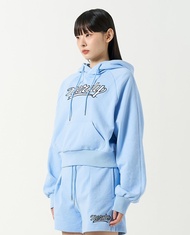 NERDY - Áo hoodie nữ phom croptop Cursive Logo PNES24HD06-14
