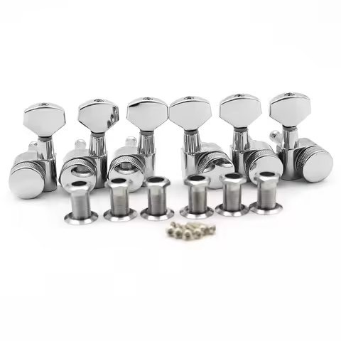 6R/6L Wilkinson JIN HO Chrome Tuners Guitar Locking Tuners Machine Heads Tuning Pegs Square handle b