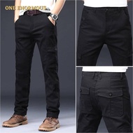 97% Cotton Cargo Long Pants 6 Pockets