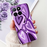 สำหรับ Honor X5b Plus เคส GFY-LX2P หรูหราแฟชั่นเพ้นท์สีใสเคสมือถือซิลิโคนสำหรับ Honor X5b HonorX5b P