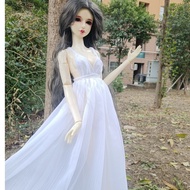 [4/25 Doll and Accessories] bjd3 Points 60cm Chiffon Sling Dress Skirt Simple High-End Atmosphere (J