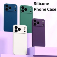 Liquid Silicone Case For Apple iPhone Air 17 Pro Max Shockproof Soft TPU Cover Phone Cases Replaceme