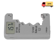 YANE Digital Battery Checker, ABS Housing Digital Display Digital Battery Tester, Universal Compatib