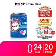 Kotex Soft & Smooth Maxi Non-Wing Pad 24cm (20 pcs)