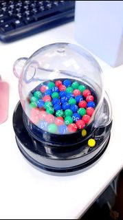 電動模擬六合彩攪珠機送電池