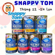 combo pate lon snappy tom 400gr từ 12-24 lon giá tốt dành cho mèo - T3 PETS SHOP