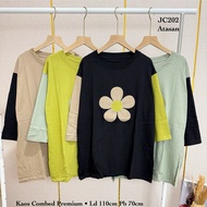 L&B SHOP oversized combed t-shirts 7/8