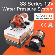 SEAFLO 33 Series Diaphragm Water Pump With Accumulator Tank 0.75 Liter 3.0GPM 45PSI 12V Yacht Boat M