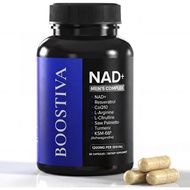 Liposomal NAD+ Supplement for Men – NAD Resveratrol Supplement with CoQ10, L-Carnitine, Ashwagandha,
