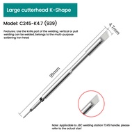 Pcbfun C245 đầu que hàn sắt nhỏ gọn chống oxy hóa đầu que hàn sắt cho jbc Trạm Hàn T245 tay cầm thôn