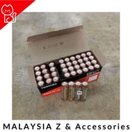 40pcs AA Toshiba R6KG SP-4C Heavy Duty Carbon Zinc Battery R6 1.5V A&Z