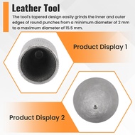 Best Selling <br>1 PCS Leather Emery Round Hole Punch DIY Leather Punch Edge Sharpener Tool Punch Ma