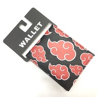 3V4E Wallet Cartoon Wallet Naruto Naruto Sasuke Red Cloud Wallet Student Wallet