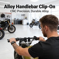 37mm Handlebar Clip Fork CNC Aluminum Motorcycle Bar On Universal 51/41/37mm