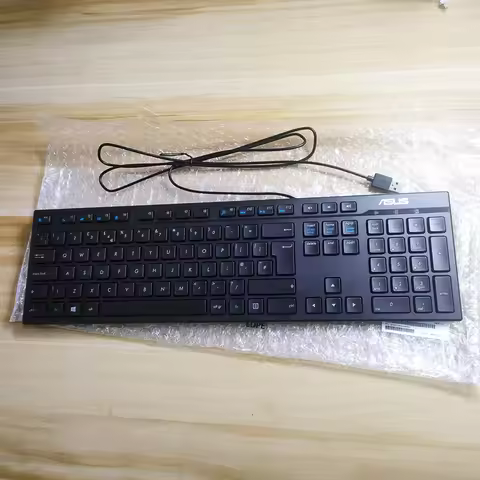 UK layout USB wired keyboard for ASUS aw211 laptop desktop keyboard （without packaging box）