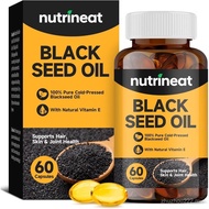 Black Seed Oil Capsules (60 Softgel Capsules), Organic Black Seed Oil, Blackseed Oil Organic Cold Pr