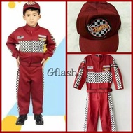 Xie Children's Professional Costume Car Racer F1 Racer Kijang Uniform