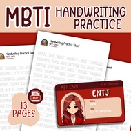 (PDF) handwriting practice book latihan tulisan cantik (mbti - entj)