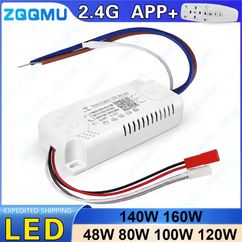 LED Driver 2.4G 20-40W×2 40W 60W 80W 100W 280mA Adapter for Power Supply AC220V 3 Tone Lighting Tran