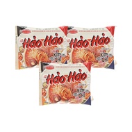 Combo 3 Packages Of Hao Hao Hao Noodles With Korean Kimchi Hotpot Flavor 75g