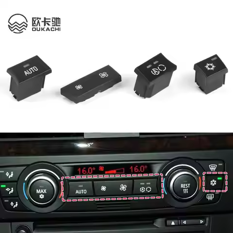 Wind Air Volume Air Conditioning Fan Button Switch Air Circulation Button For BMW E90 E93 E87 E84 F2