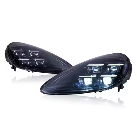 TYPY Car Accessories For Porsche Cayenne Headlights 2011-2014 958.1 LEDMatrix Head Lamps Upgrade 202