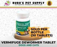 VERMIFUGE DEWORMER TABLET FOR DOGS AND CATS W/ FREE STICKER PYRANTEL PAMOATE AND PRAZIQUANTEL PURGA