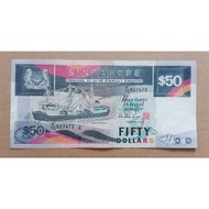 SINGAPORE SHIP (BLACK) 3TH SERIES 50 DOLLAR.