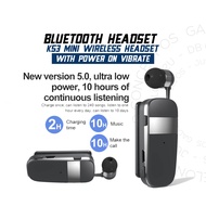 K53 MINI WIRELESS BLUETOOTH HEADSET CALL REMIND VIBRATION SPORTS CLIP DRIVER AURICULARES EARPHONE PK
