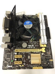 CPU+MB เจน4 CPU Core I5 4xxx + MB H81M-D MB Socket 1150 DDR3 + ซิงค์ + ฝาหลัง ประกัน 30 วัน