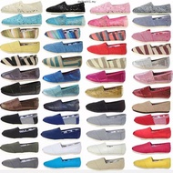 Toms Thomas Shoes Denim Shoes Pure Color Flat kasut Casual Couple loafer Toms Shoes Slip on Shoes