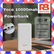 【3C Certified】Yoco 100% Power Bank original 10000mah LED Power Bank Large Capacity Slim Small Polyme