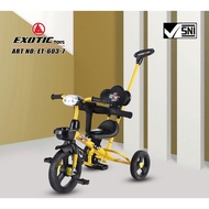 Mainan Anak Sepeda Roda 3 Exotic ET 603-7 Murah